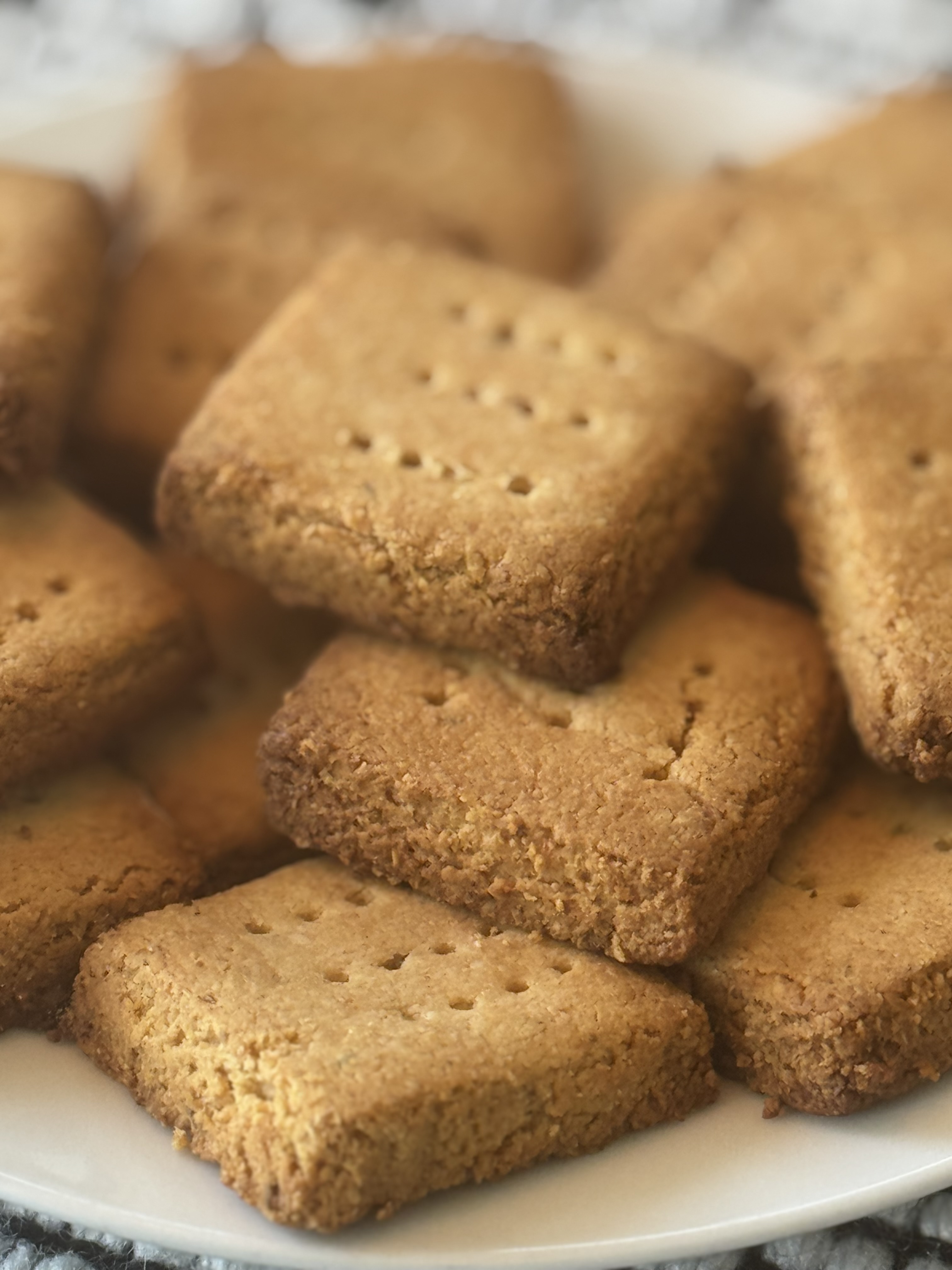 Placeholder food photograph for Almond Salty Biscuits (Jeera & Ajwain); replace with approved product photography
